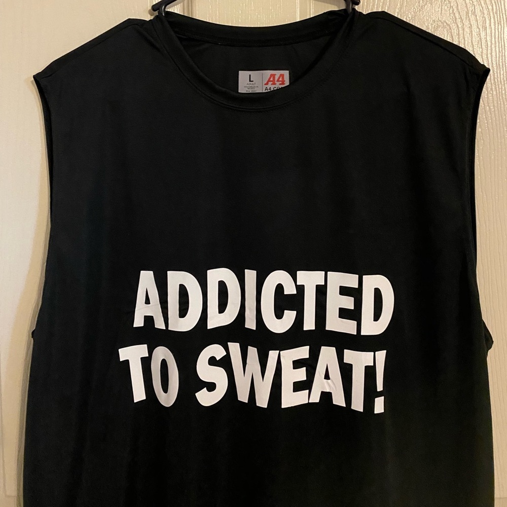 Gym generic tank top “Addicted To sweat”